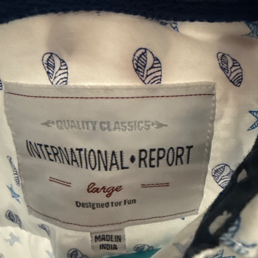 International Report Size Large Seashell Pattern - Picture 3 of 3